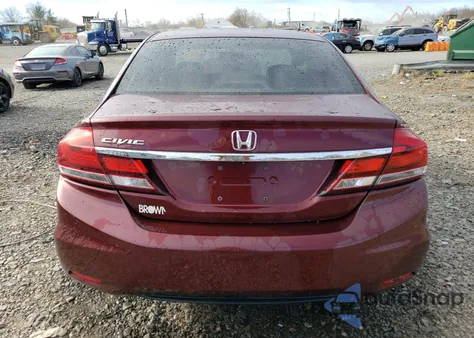 2013 Honda Civic Lx из США, поврежденный, VIN 2HGFB2F56DH570431